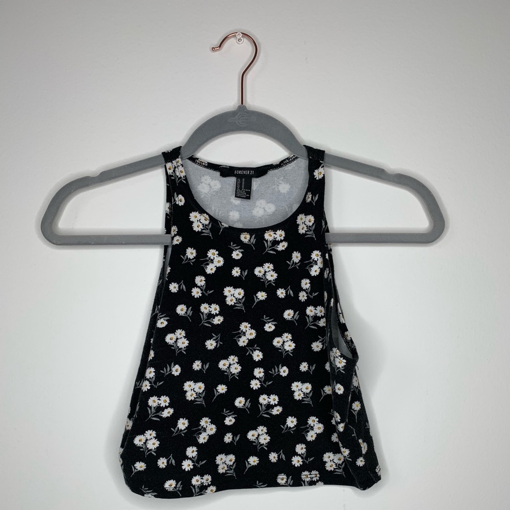 Floral crop top